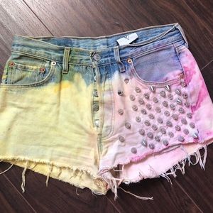LF store ragged priest Levi high waisted shorts M